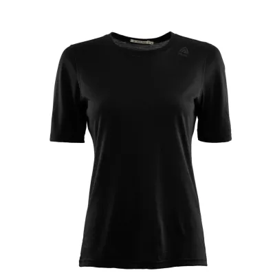 Lightwool Undershirt Tee Women schwarz