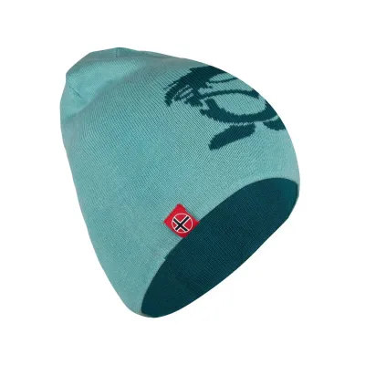 Troll Beanie Long Kids blau