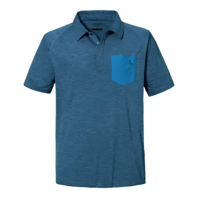 Hocheck M Poloshirt blau