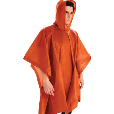 Leichtponcho orange