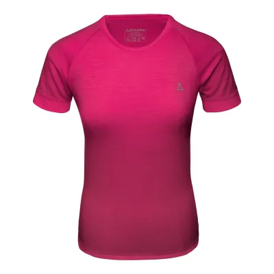 Merino Sport Shirt 1/2 Arm W lila