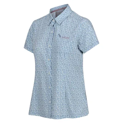 Women`s Travel Packaway S/S Shirt blau