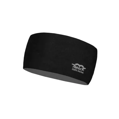 P.A.C. Merino Headband schwarz