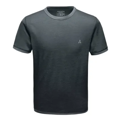 Merino Sport Shirt 1/2 Arm M grau